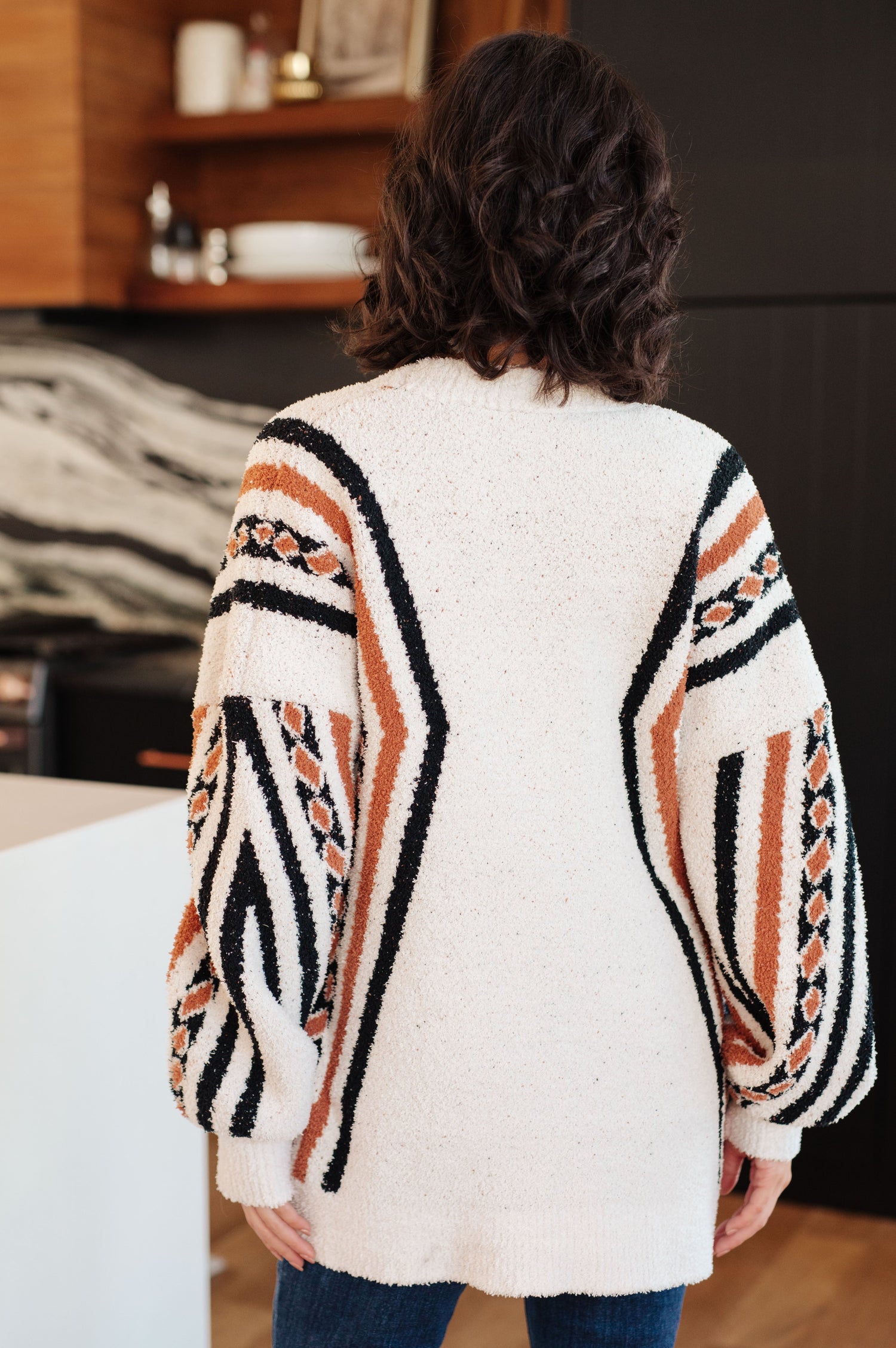 Holding On Aztec Print Cardigan